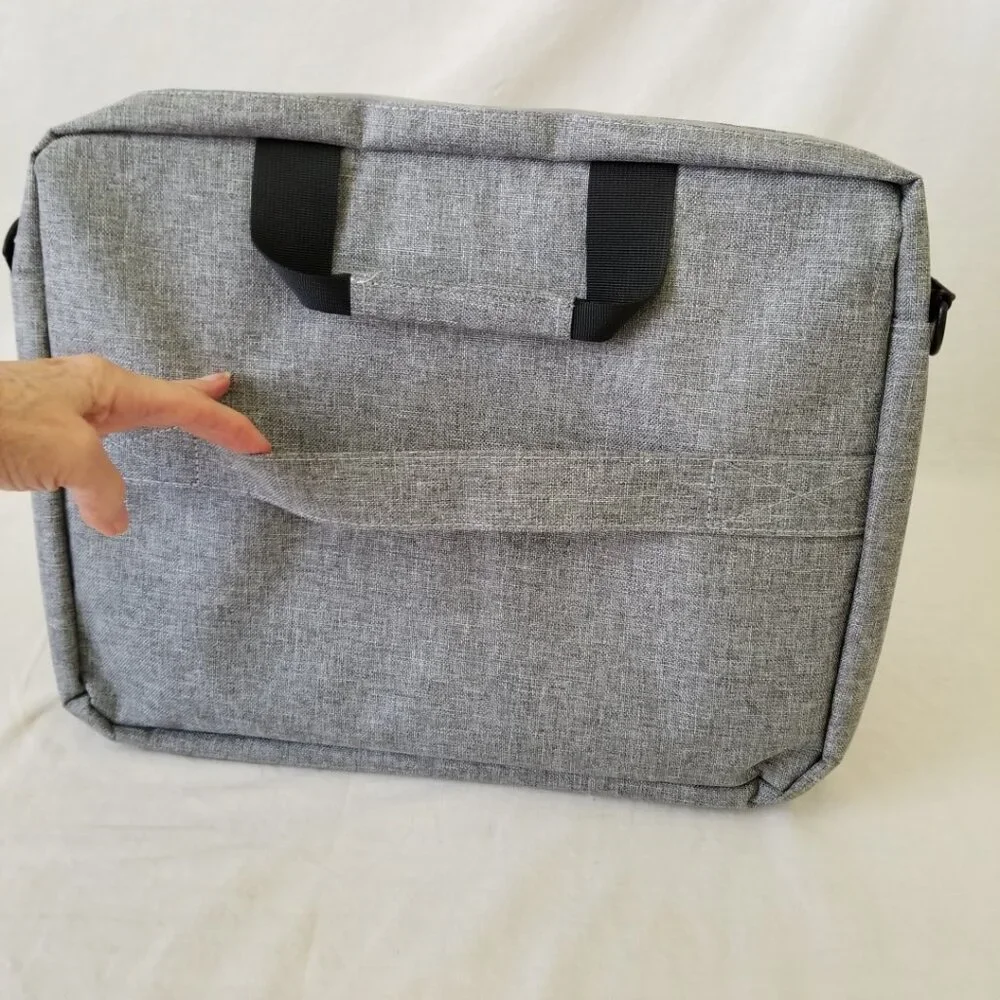 NEW/Never Used! Lightweight Laptop Computer Case w/Padded Divider, Luggage Strap